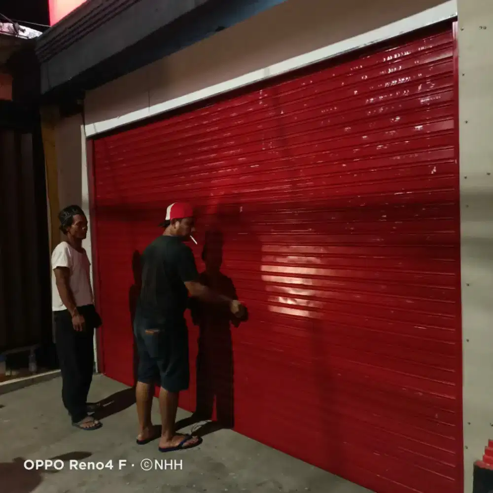 Rolling door folding gate kusen aluminium