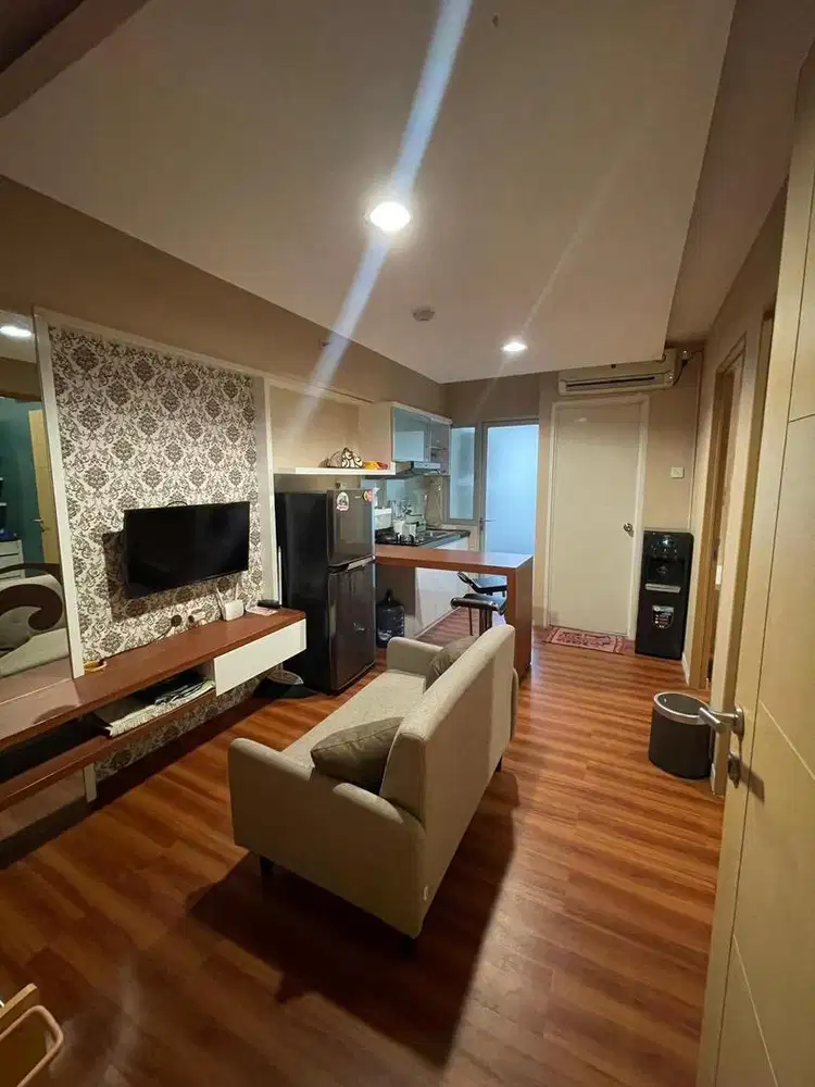 DISEWAKAN Tahunan Apartemen Educity Tipe 2Br Stanford Full Furnished