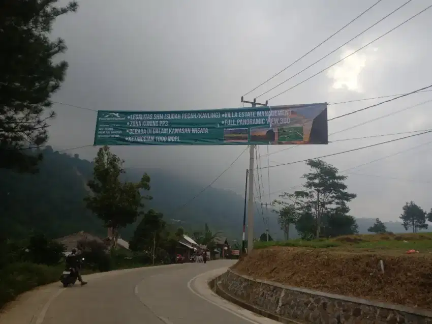 Jual Tanah SHM di Kawasan Wisata Alam Ketinggian 1000 Mdpl dekat Ada r