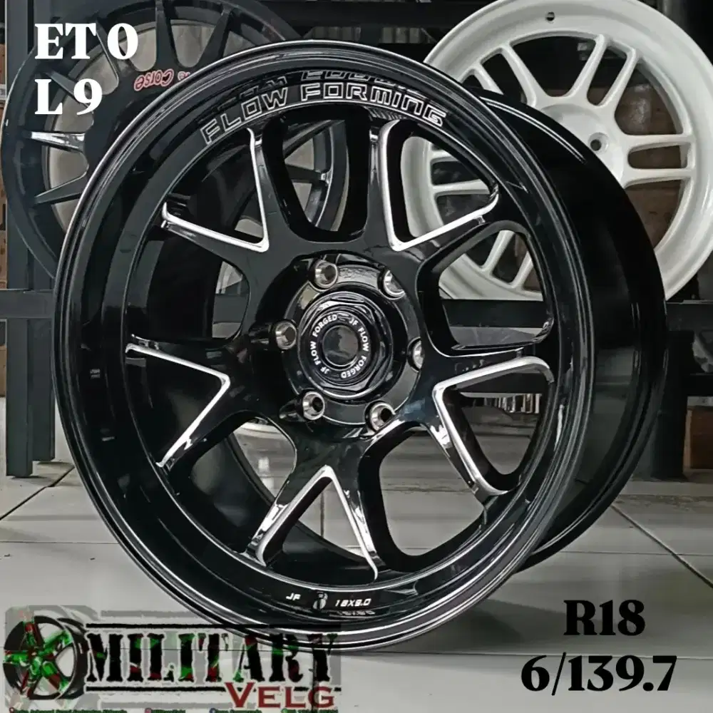 JF Nero Flowforming R18 Blackglossy