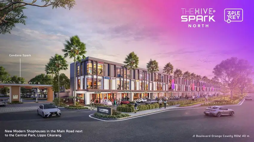 Ruko Strategis 3 lantai di Lippo Cikarang