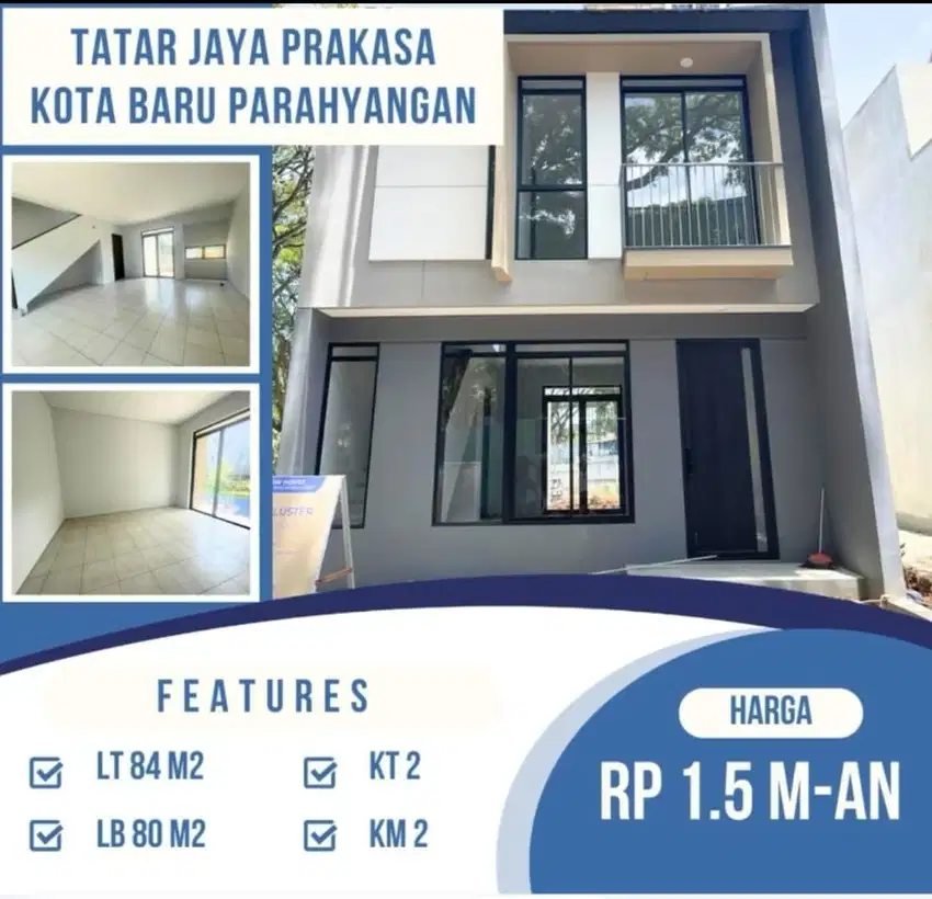 Termurah! Rumah baru kota baru parahyangan bandung