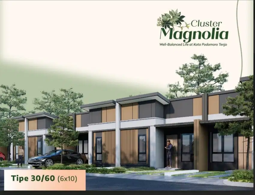 Rumah Minimalis Type 30/60 Di Kotapodomoro Tenjo