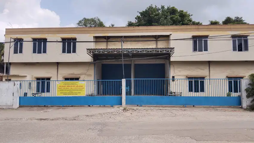 DIJUAL MELALUI LELANG LIMIT TERBARU GUDANG & KANTOR DI 3 ILIR