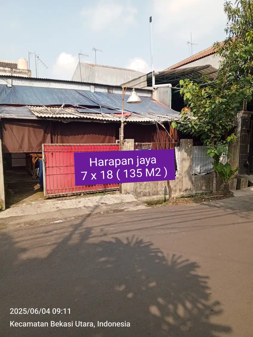 Perumahan Harapan jaya Hitung tanah