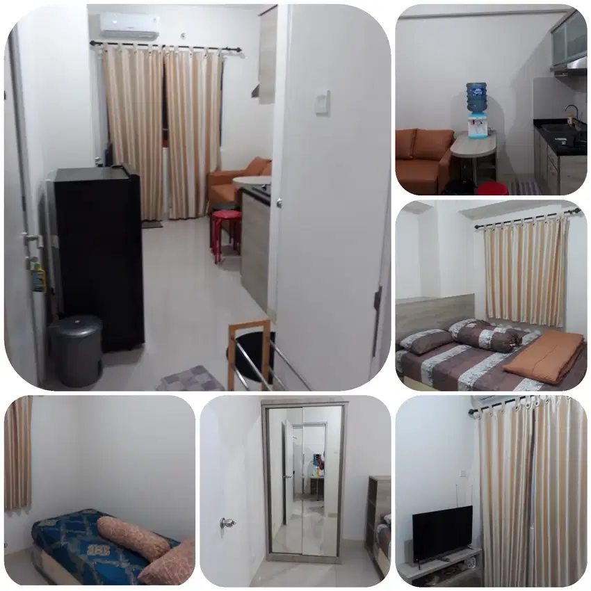 Tower mall scarlet Lt.Rendah 2br Furnish sewa 6bln Green Pramuka City
