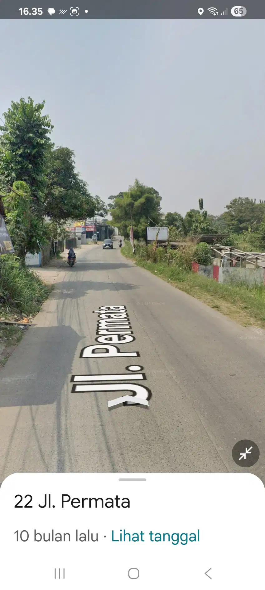Dijual tanah dekat bukit dago di Gunung sindur