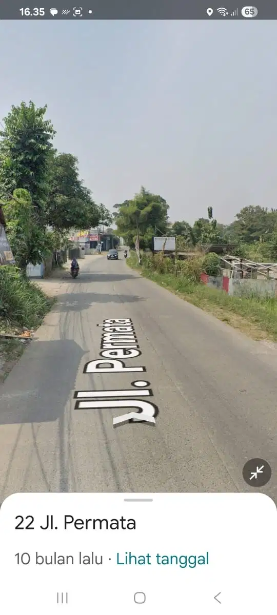 Dijual Tanah dekat Taman Tekno BSD