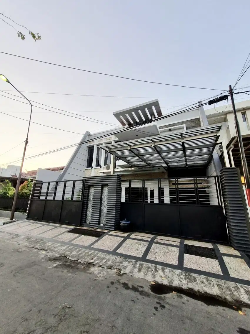 Kertajaya indah harga terjun bebas jual rumah Modern minimalis furnis