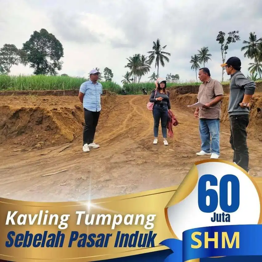 Tanah Kavling Malangsuko Tumpang Malang SHM termurah dekat pasar Induk