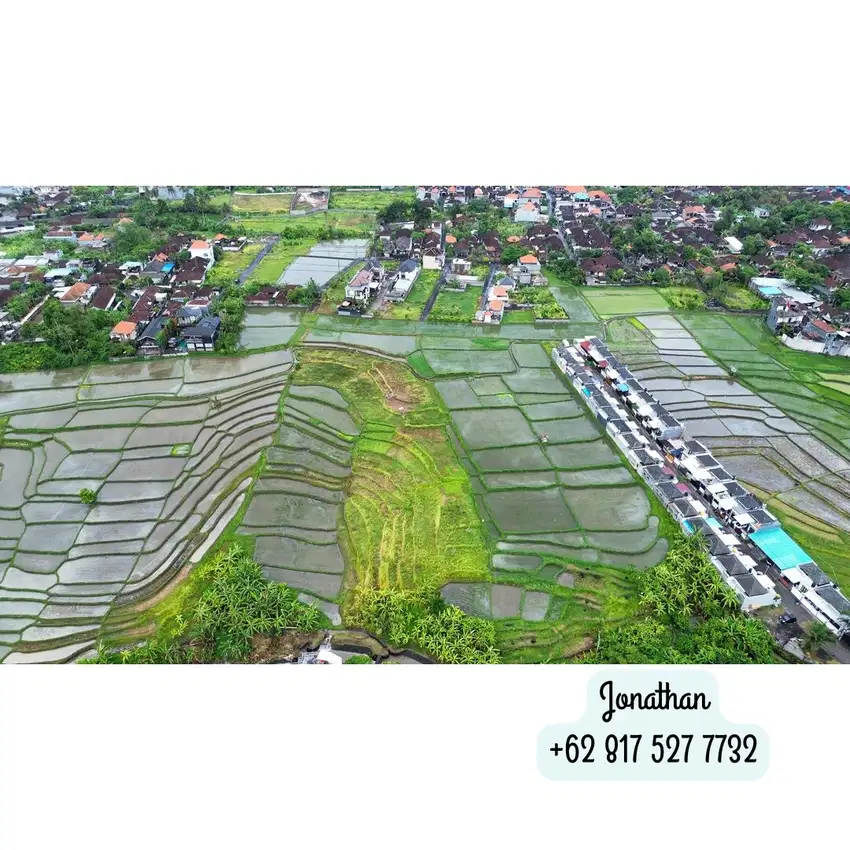 Dijual Tanah Kavling View Sawah Dekat Canggu - Lsang