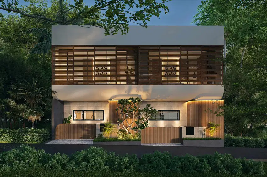MODERN 2-STOREY VILLA FOR LEASE IN KEDUNGU, TABANAN