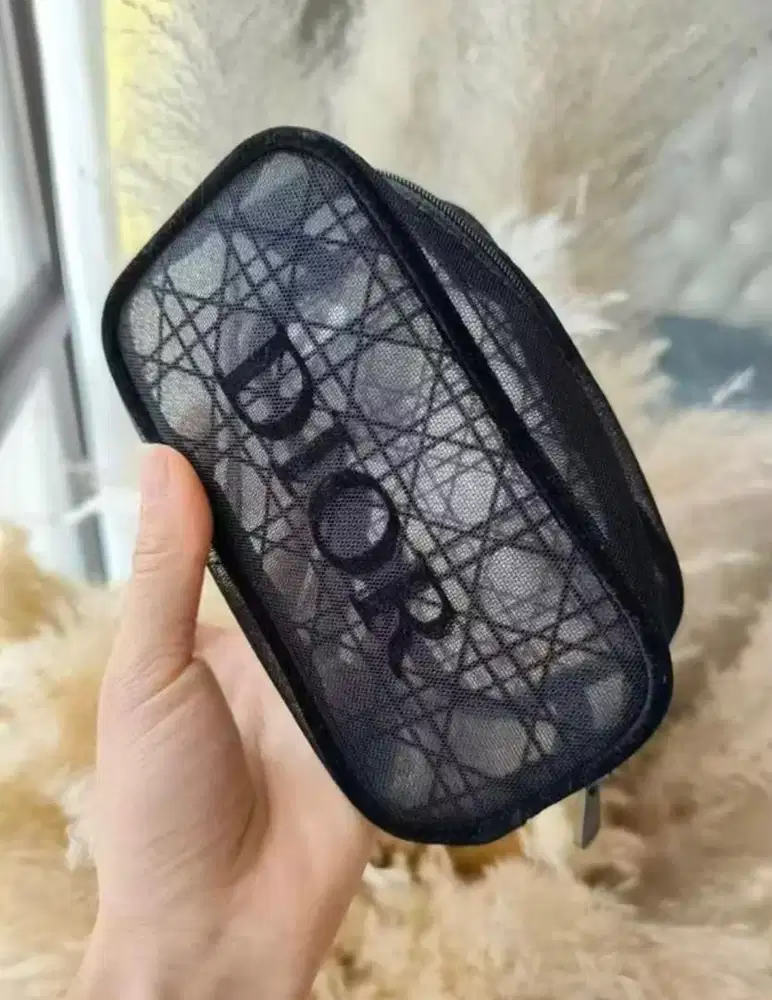 Vip Gift D!0R Mesh Pouch Makeup