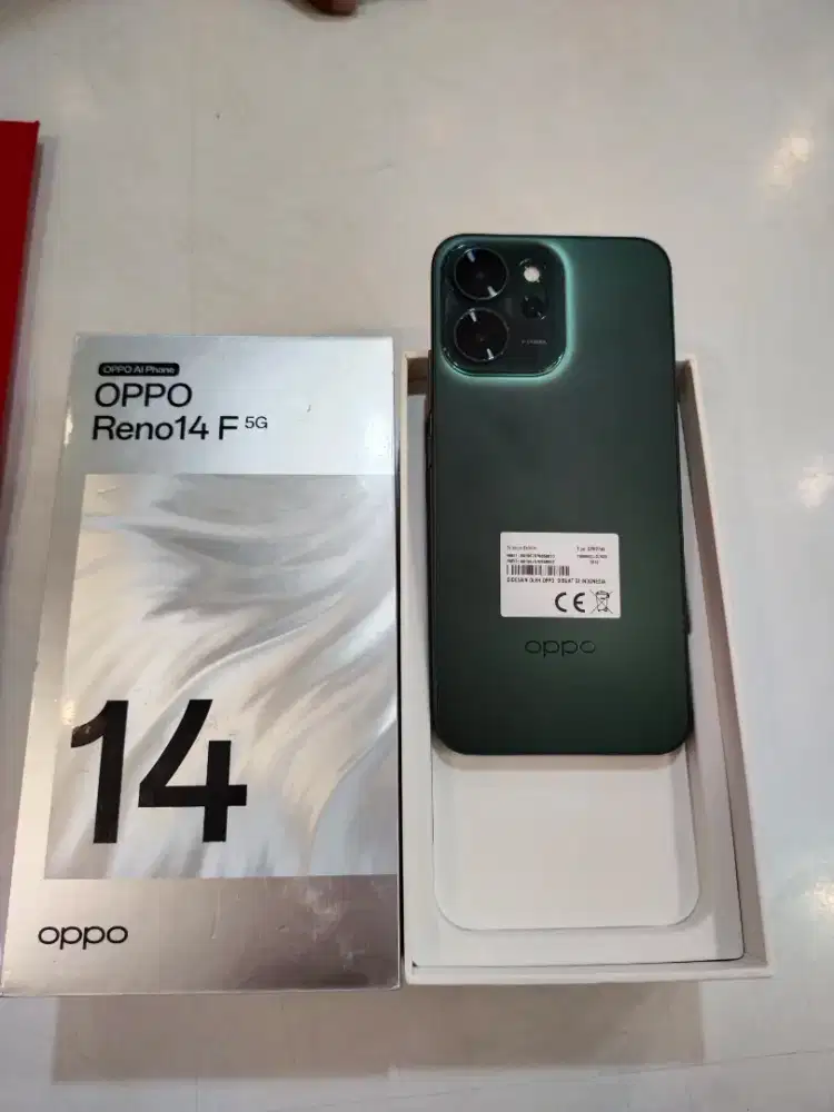 Oppo Reno 14F 8/256Gb Promo Tuker Tambah Cash Credit bisa
