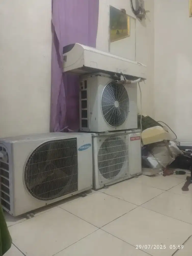 Terima ac bekas, rusak yg gak kepake
