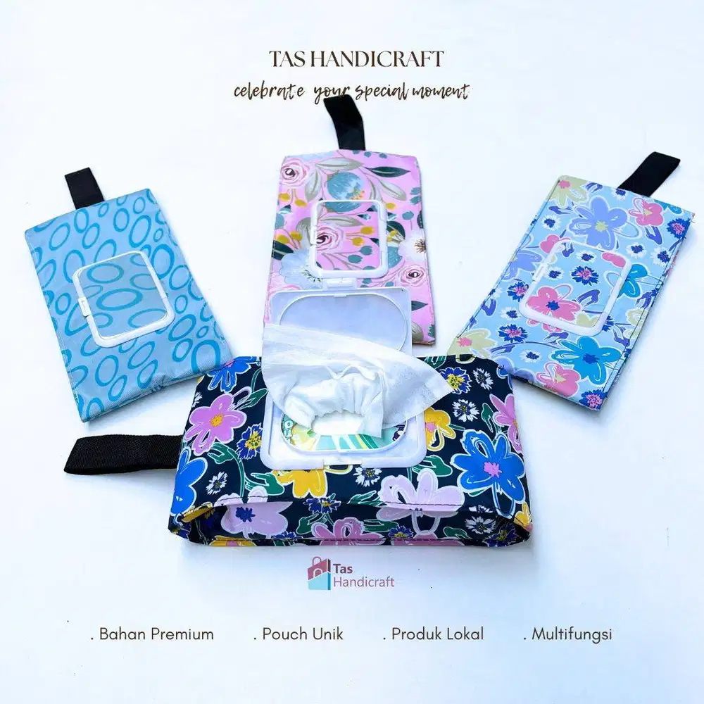 Pouch Tisu 2 In 1 Basah dan Kering | Mini Cover Tissue 2 In 1