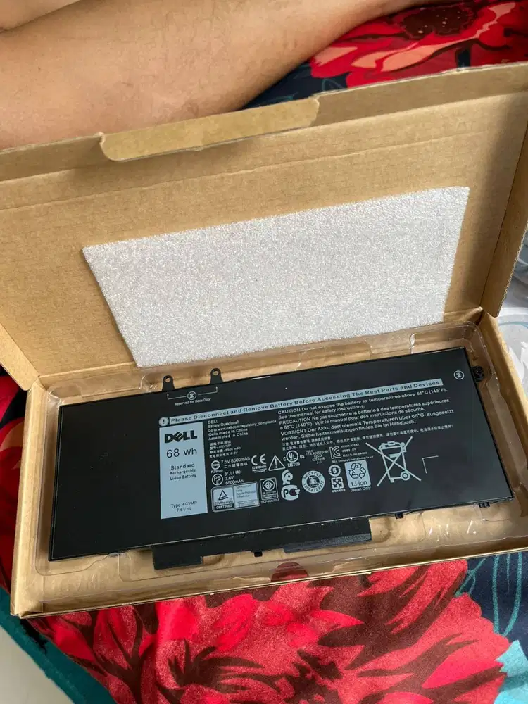 BATERAI DELL Latitude 5400 4GVMP 68wh 8500mAh