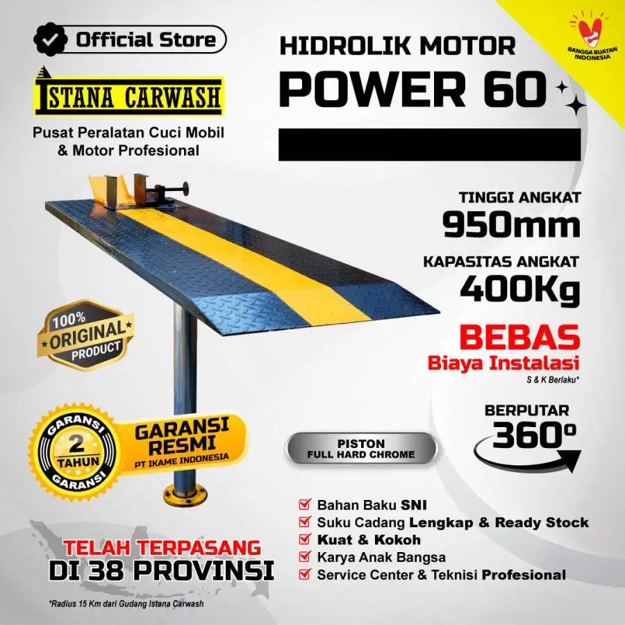 Hidrolik Cuci Motor Ikame Power-60
