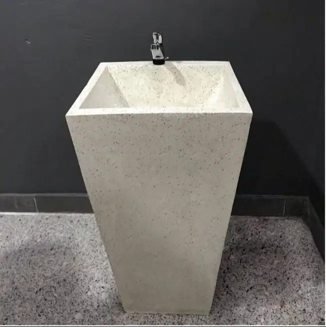 washtafel terrazzo tipe piramid