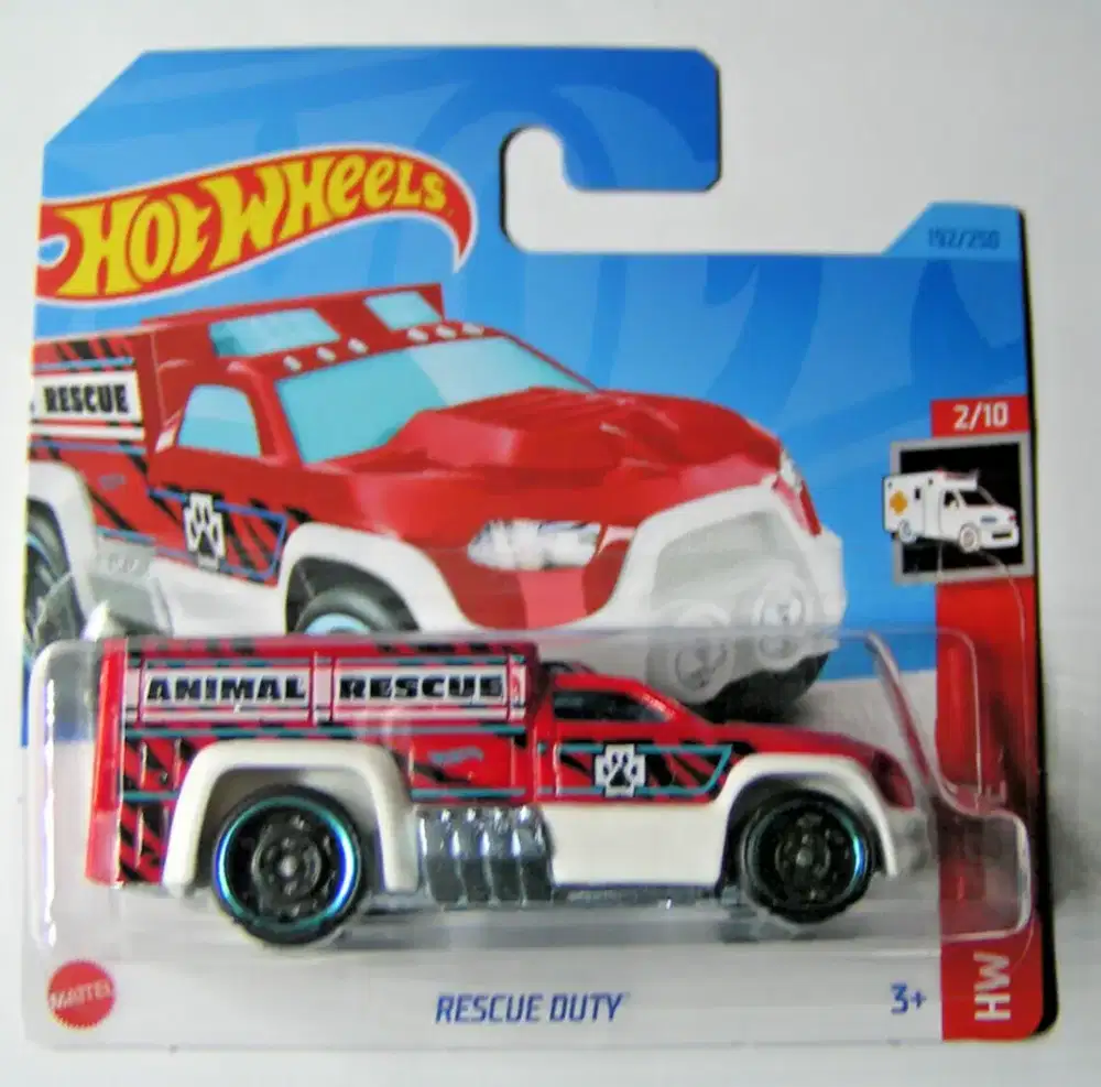 Hotwheels Basic Diecast Rescue Duty Original Mattel Hot Wheels
