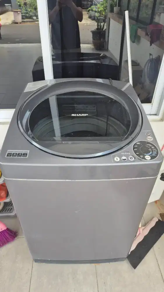 Mesin cuci 1 tabung 10kg Sharp M1008T