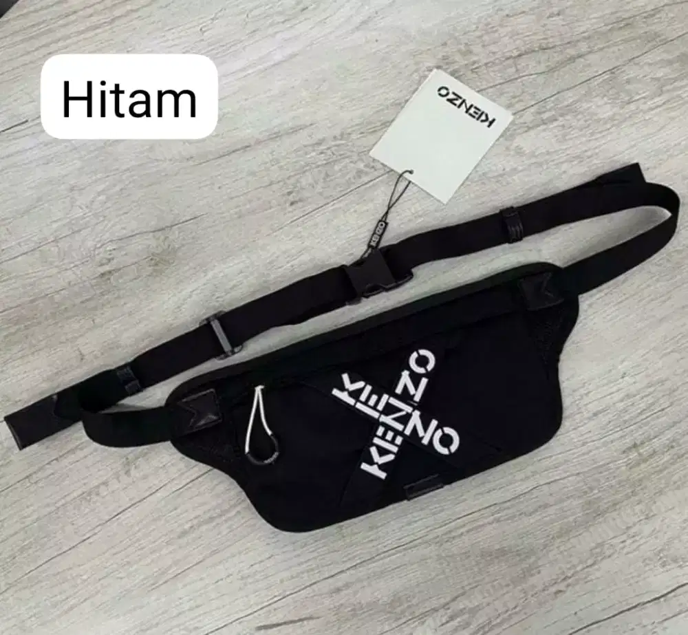 Tas Kenzo Waistbag Sport Beltbag Black or Army Green