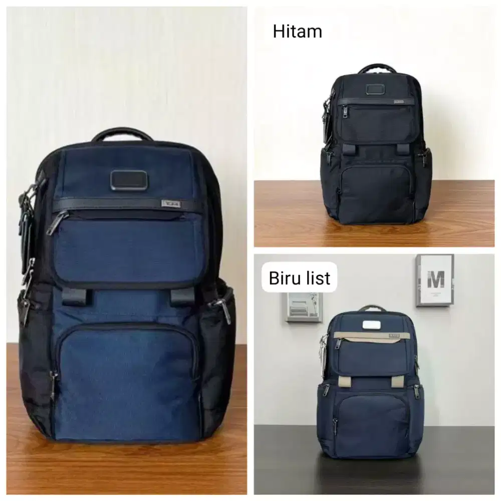 Tas Tumi Alpha 3 Flap Backpack Ready 3warna