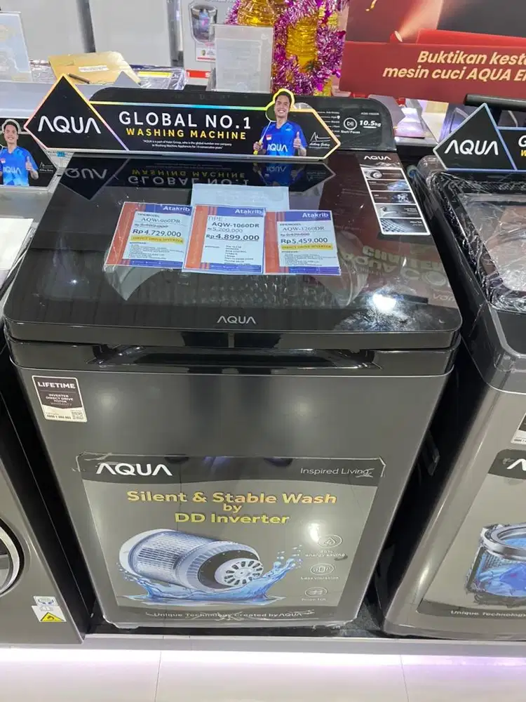 Aqua Mesin Cuci 1 Tabung