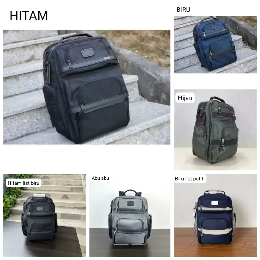 Tas Tumi Ransel Backpack T-Series Alpha ready 6warna