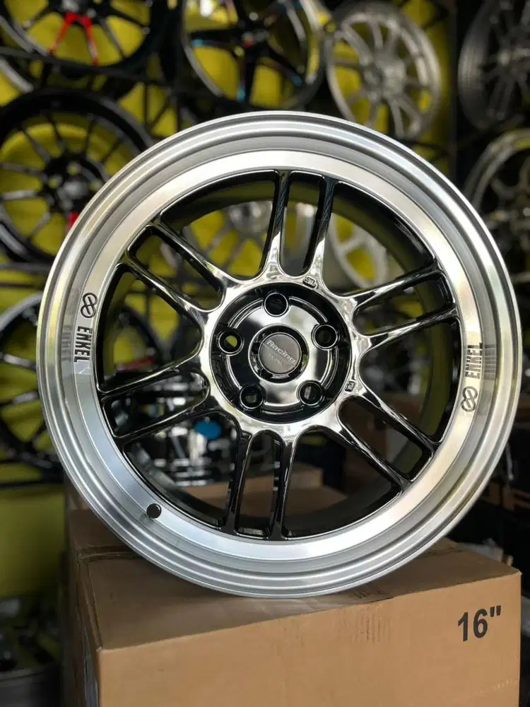 VELG ENKEI RPF1 BLACK CHROME R18*8.5 ET42 H5*114.3 CIVIC,HRV,BRV,CRV