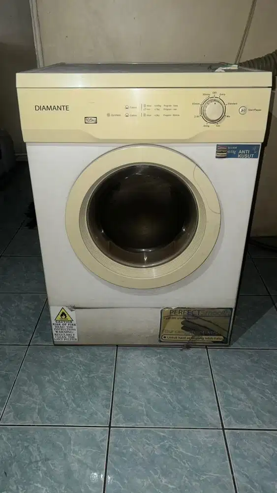 Mesin pengering baju laundry merk diamante 10.5kg