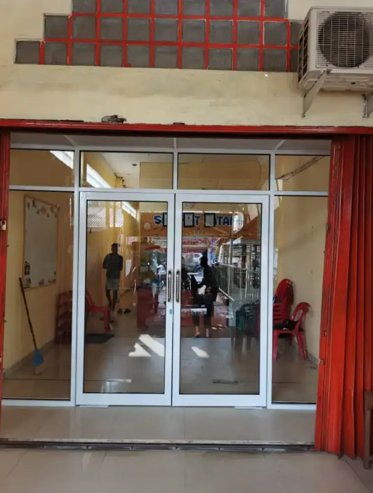 Tempahan jendela partisi kaca aluminium/upvc