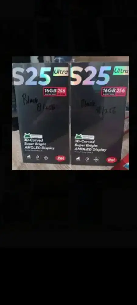 Itel S25 ultra 8/256 layar lengkung danrom128gb resmi