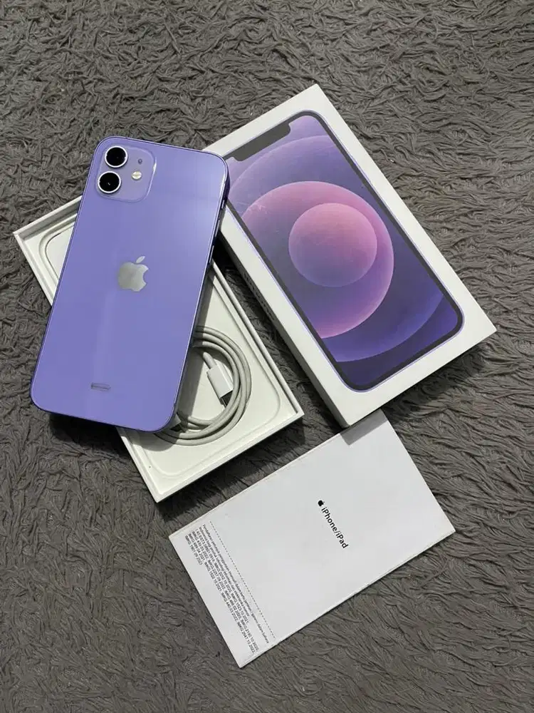 IPhone 12 128gb Purple iBox Siap COD