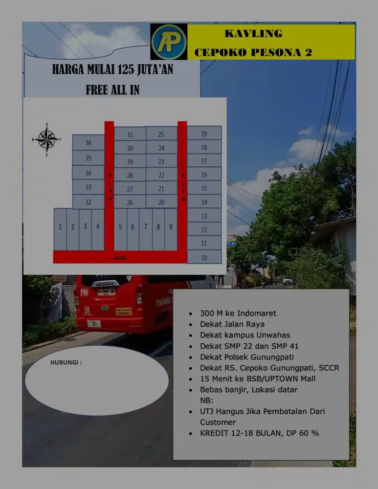 Tanah Murah di gunung pati semarang