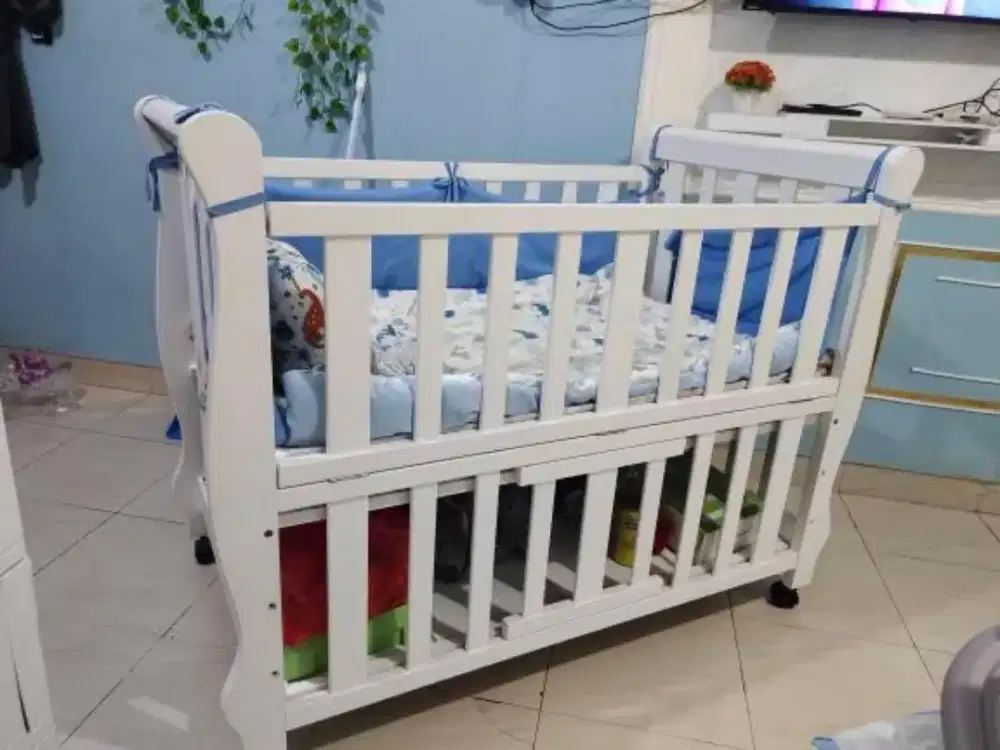 Hoomme Hana Baby Box Tempat Tidur Kasur Keranjang Box Babi Second Baru