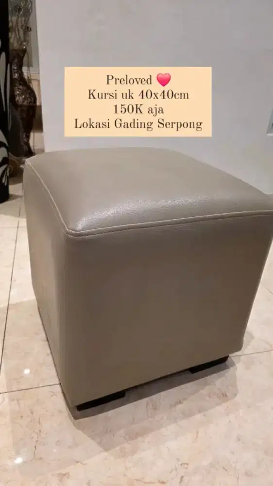 Kursi busa bahan kulit