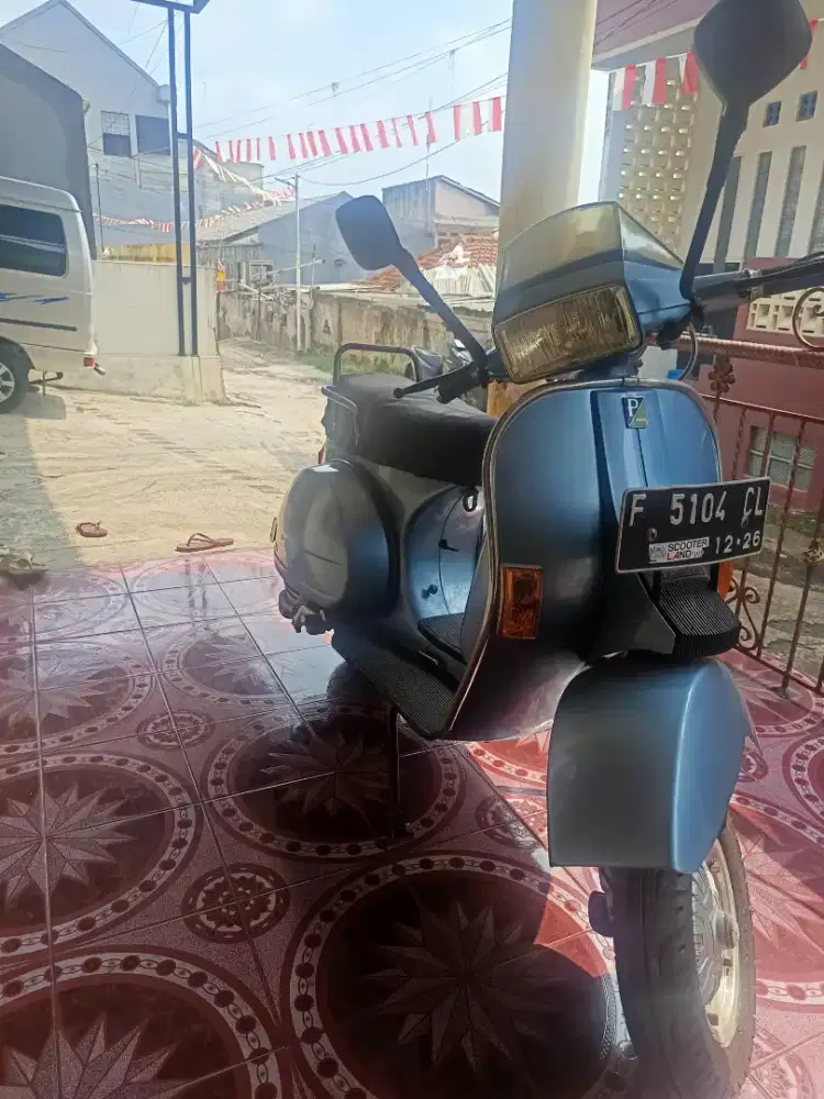 Vespa Excel 2003 atas nama sendiri, balik nama mudah.