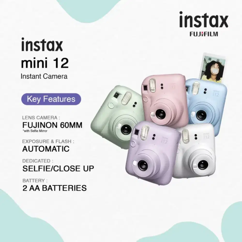Fujifilm Instax Mini 12 Instan Camera
