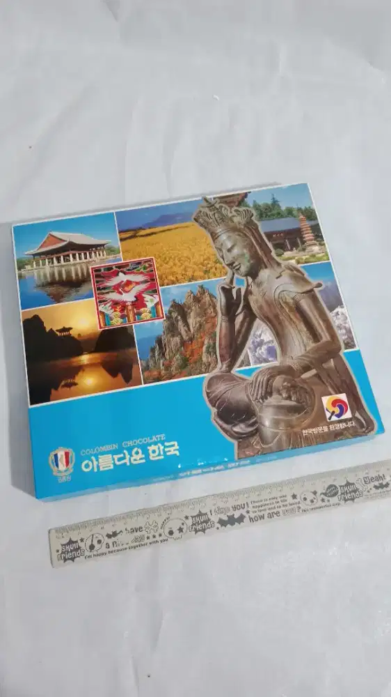 Hiasan dan koleksi bungkus coklat asli Korea