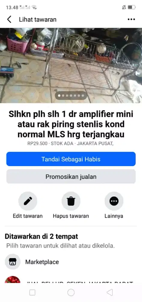 Slhkn plh slh 1 dr rak piring stenlis atau sblh nya hrg murah2 sj cpt