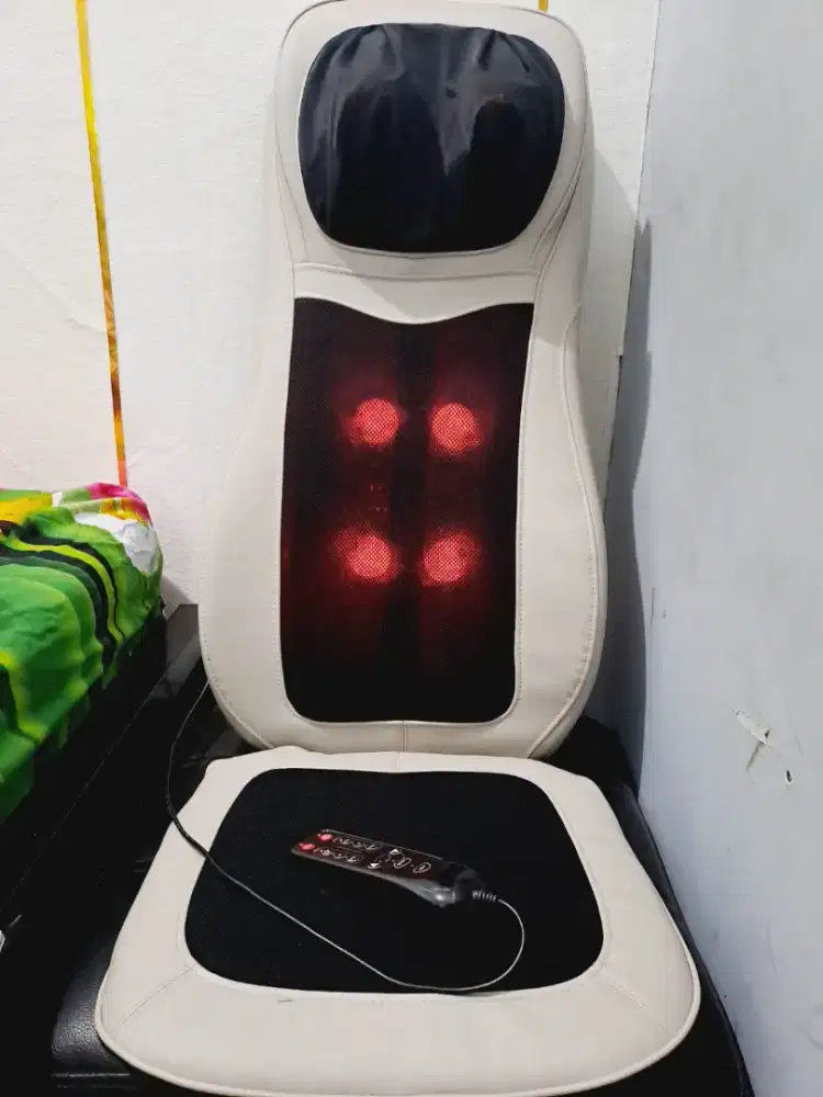 Kursi Pijat Portabel JMG Untuk Di Rumah & Mobil, Kondisi Seperti Baru