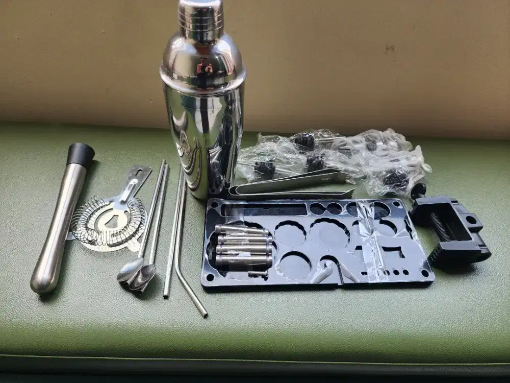 PAKET LENGKAP COCKTAIL BARTENDING 22 in 1