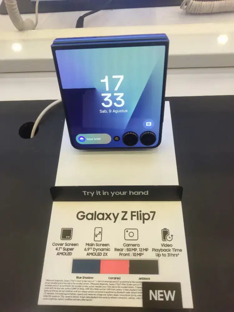 (NEW) SAMSUNG GALAXY ZFLIP7 12/256