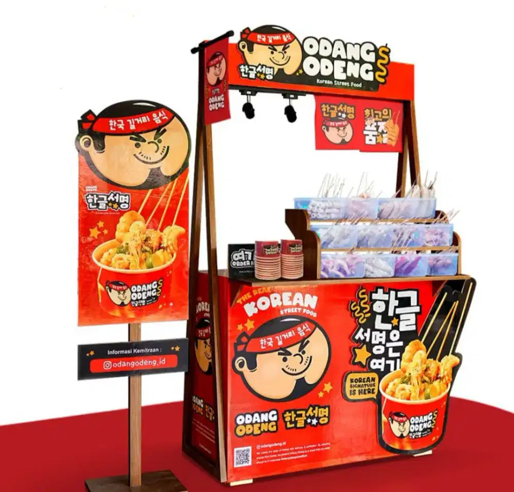 Dijual Booth Paket Usaha Odeng