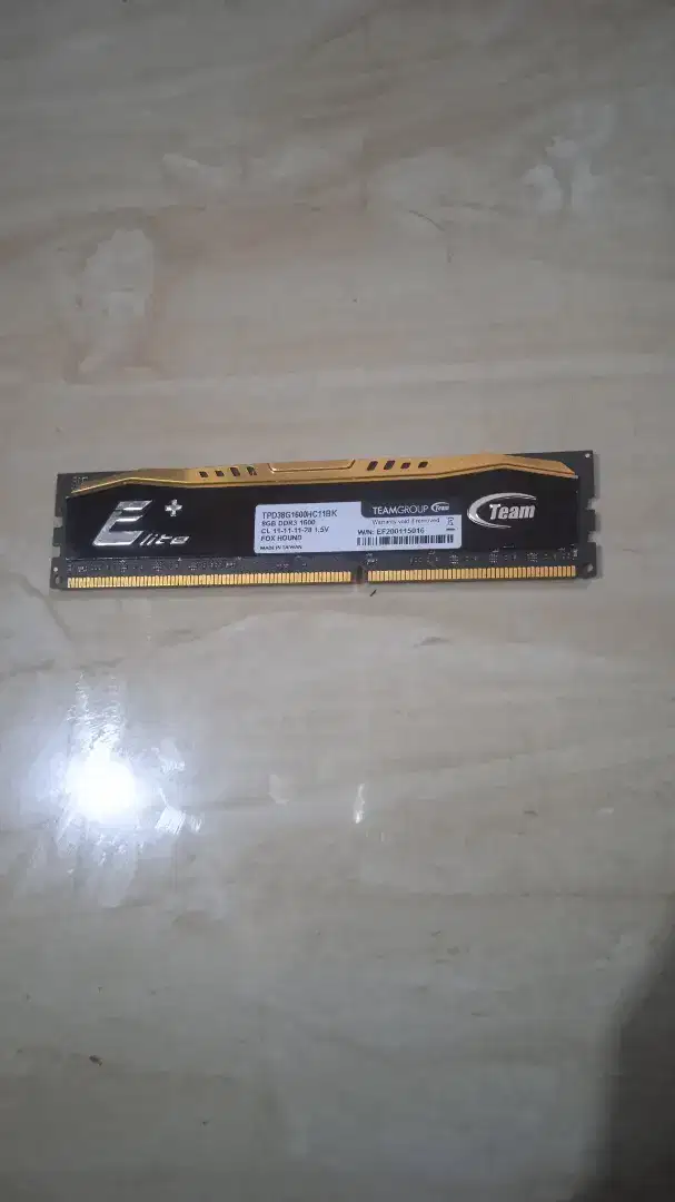 Memory Ram PC Team elite plus 8GB Ddr3