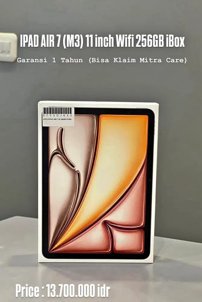 ipad air 7 256gb wifi only