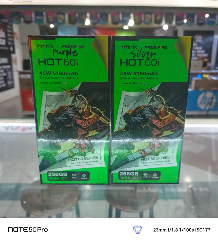 Hp Infinix Hot 60i 8/256 Baru 100% Ori segel Dus | NO Repack