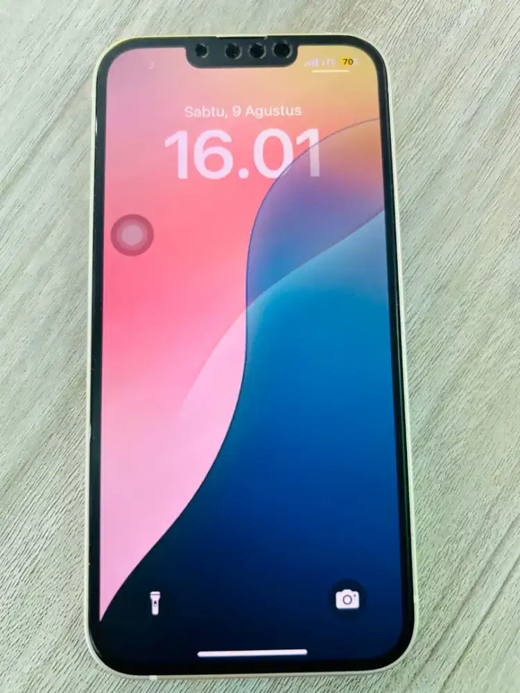 Iphone 13 Inter 128Gb Starlight Pakean Pribadi Like New