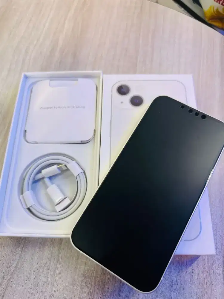 Iphone 13 Inter 128Gb Starlight Pakean Pribadi Like New